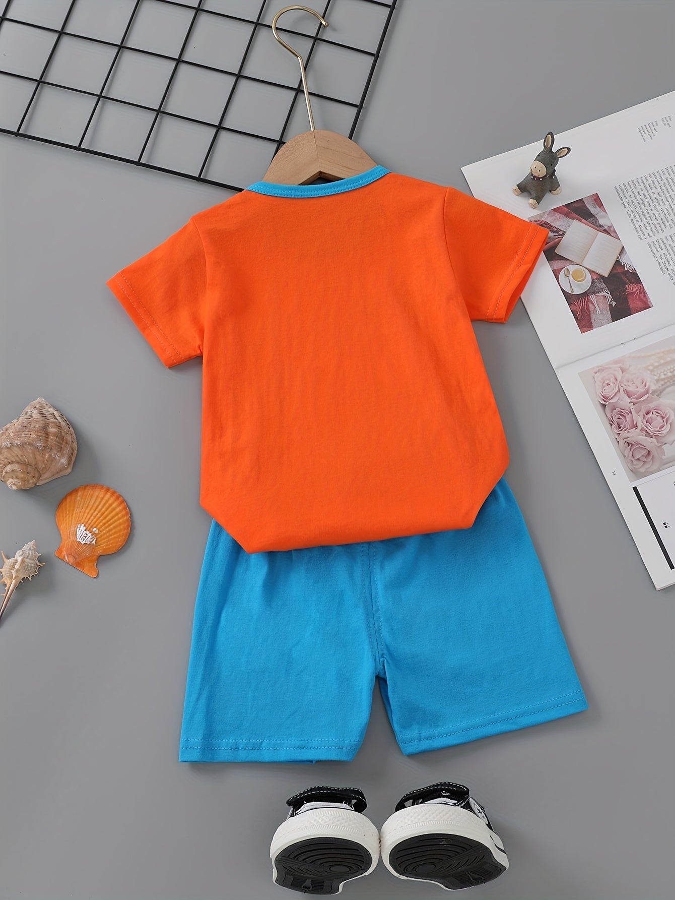 3 Sets Boy's Casual Cartoon Vehicle Print Comfortable Versatile Short Sleeve T-shirt & Shorts Set, Cool, Lightweight And Comfy Summer Daily And Outdoor Clothes!