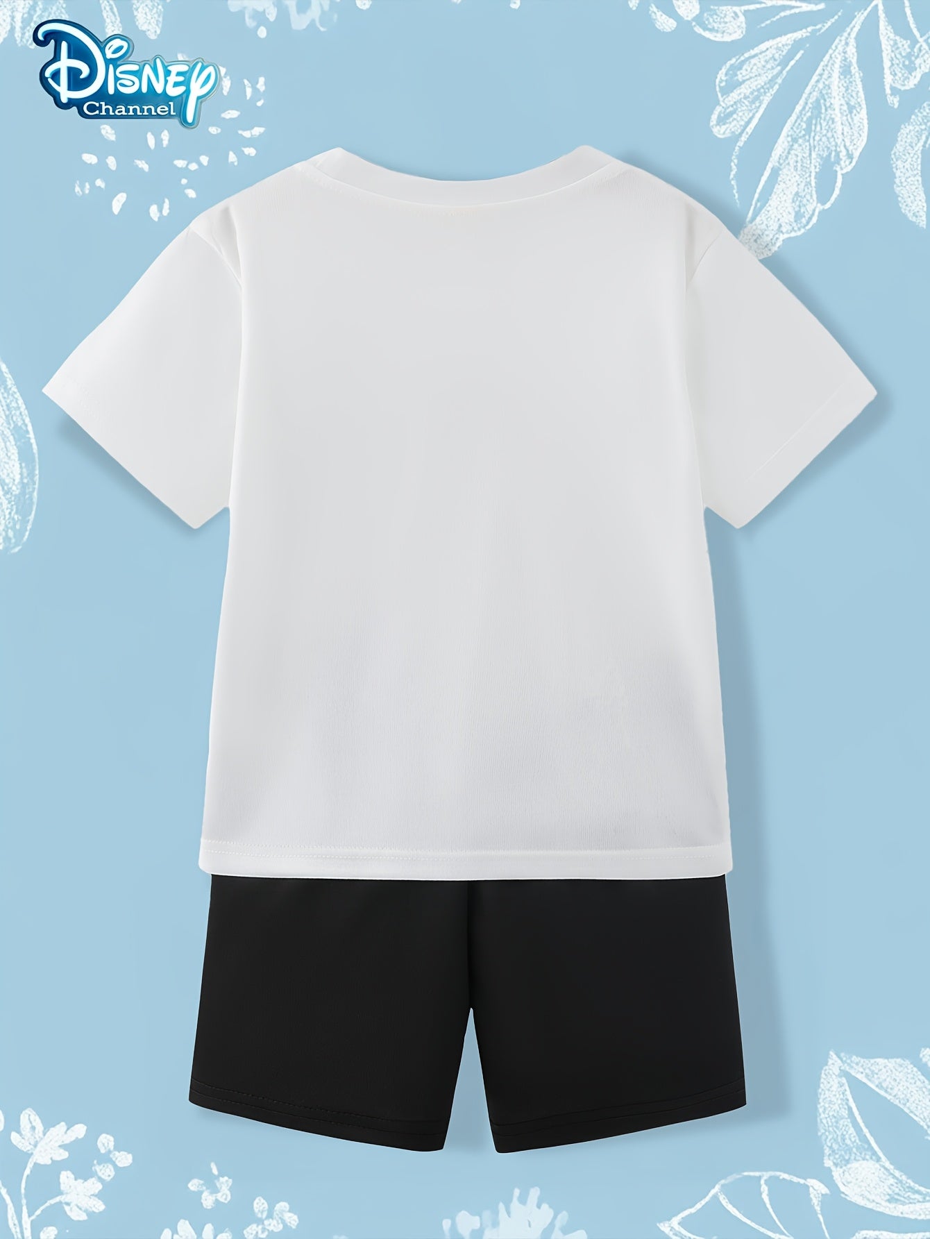 Stitch Coffee Graphic T-Shirt & Shorts Set - Casual Summer Outfit for Boys and Girls, Breathable Knit Fabric, Perfect for Daily Wear and Outdoor Activities, Ideal Holiday Gift, Youngsters Casual Wear|Playful Design|Comfortabl