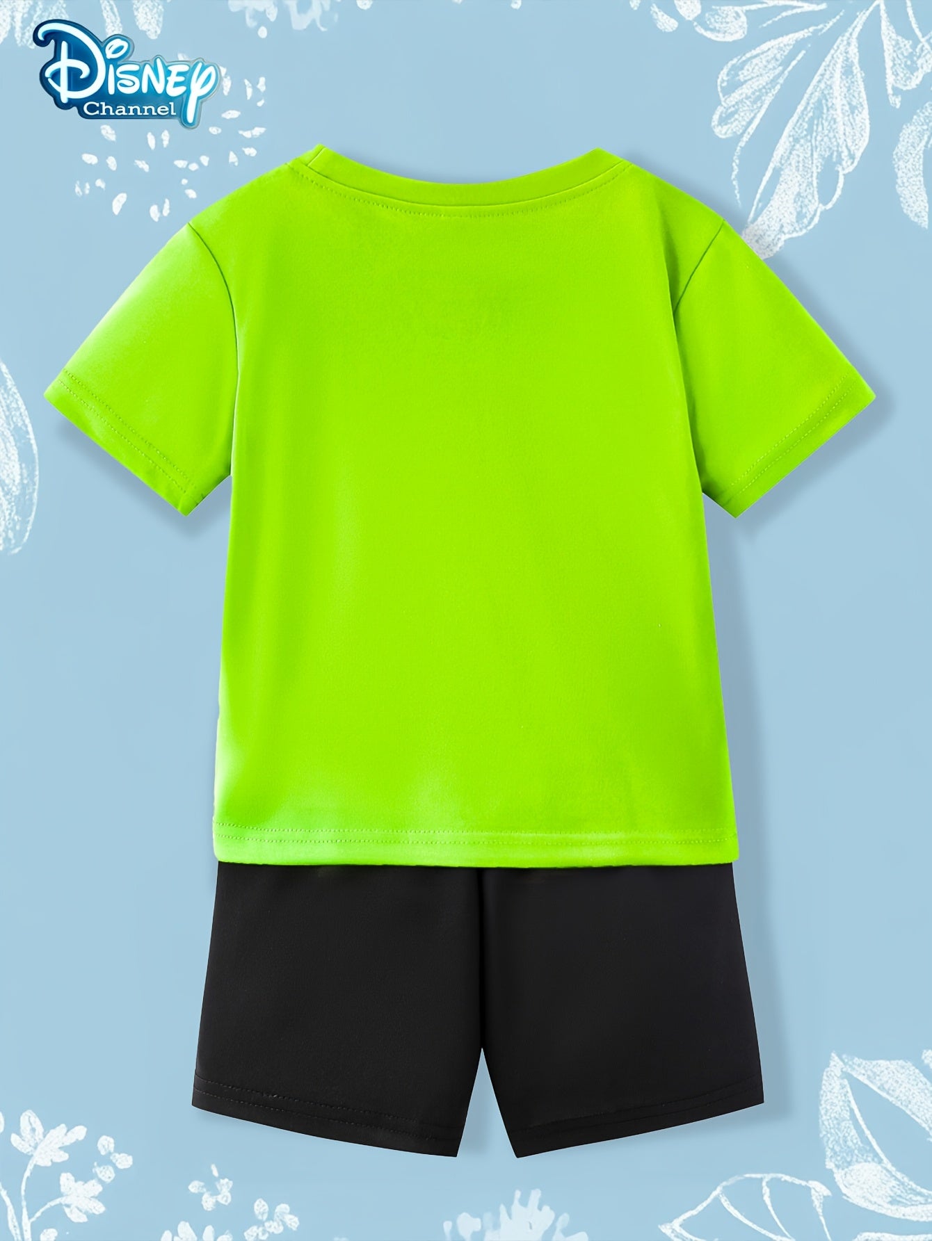 Stitch Coffee Graphic T-Shirt & Shorts Set - Casual Summer Outfit for Boys and Girls, Breathable Knit Fabric, Perfect for Daily Wear and Outdoor Activities, Ideal Holiday Gift, Youngsters Casual Wear|Playful Design|Comfortabl