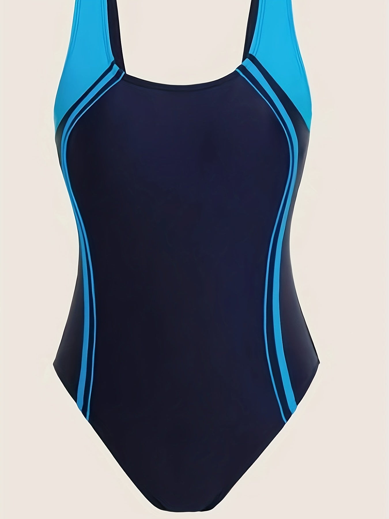 Classic Fashion Design One-piece Suit For Beach Vacation, Stylish Swimsuit For Sports, Women's Swimwear & Clothing