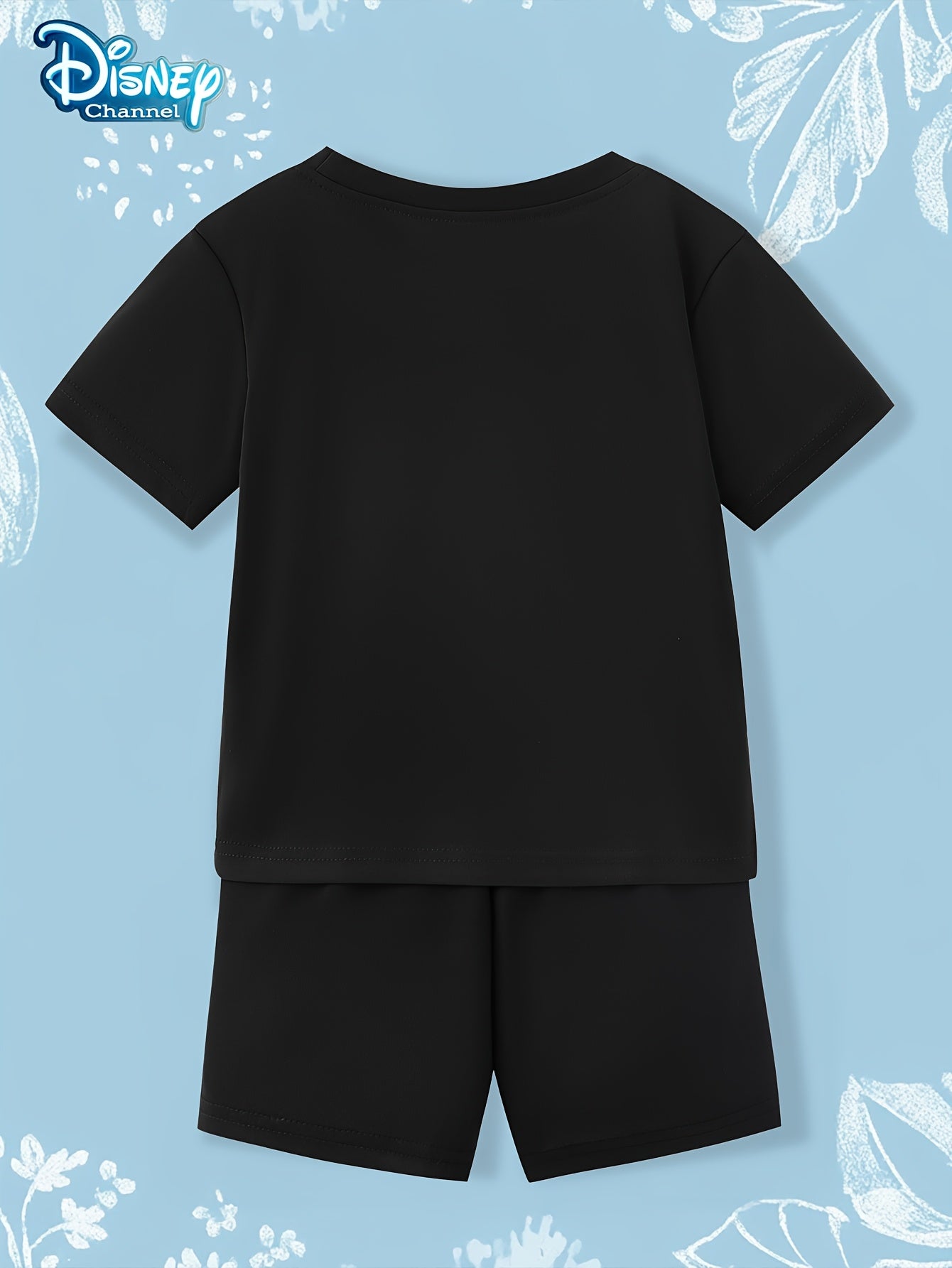 Stitch Coffee Graphic T-Shirt & Shorts Set - Casual Summer Outfit for Boys and Girls, Breathable Knit Fabric, Perfect for Daily Wear and Outdoor Activities, Ideal Holiday Gift, Youngsters Casual Wear|Playful Design|Comfortabl