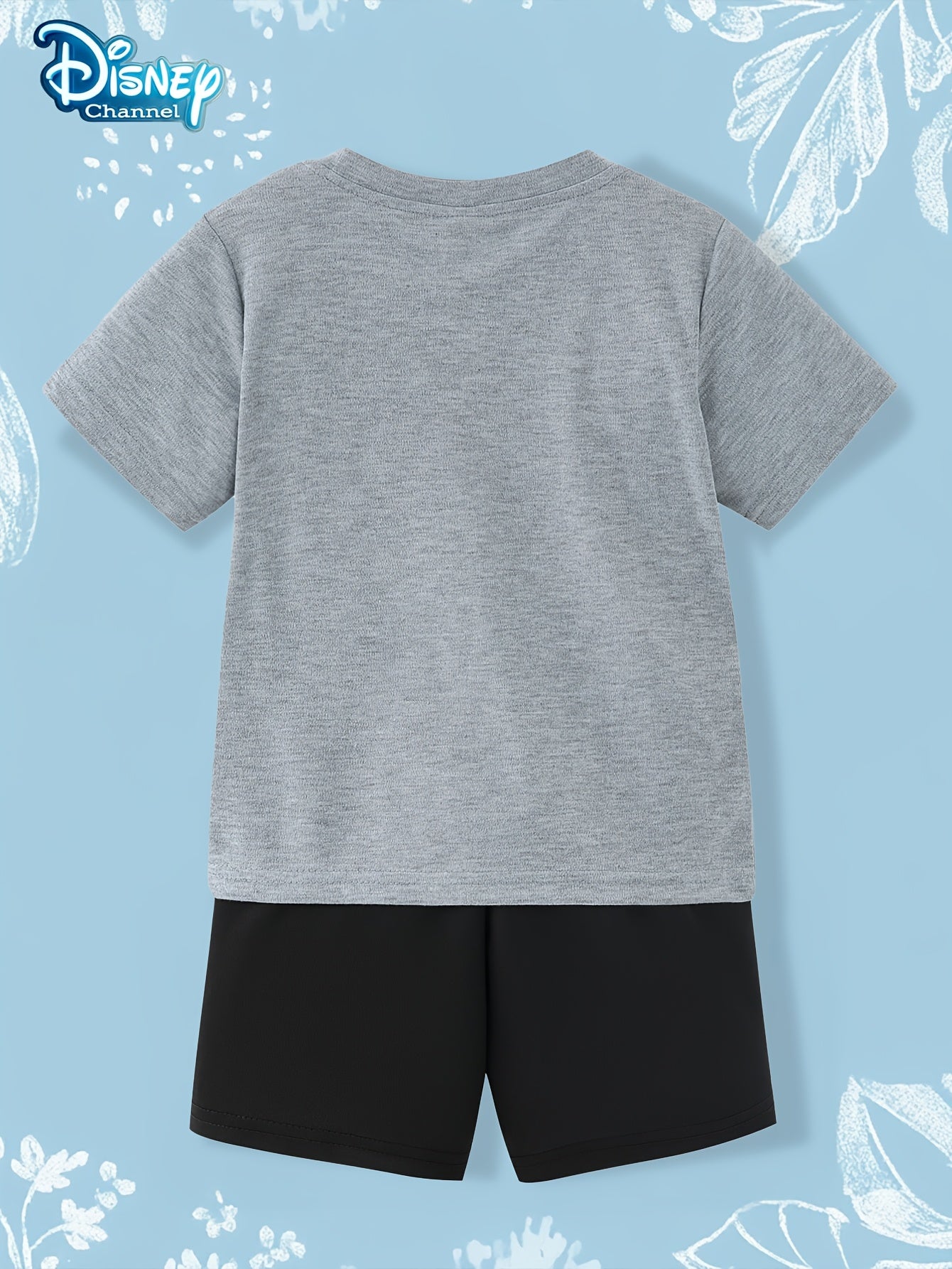 Stitch Coffee Graphic T-Shirt & Shorts Set - Casual Summer Outfit for Boys and Girls, Breathable Knit Fabric, Perfect for Daily Wear and Outdoor Activities, Ideal Holiday Gift, Youngsters Casual Wear|Playful Design|Comfortabl
